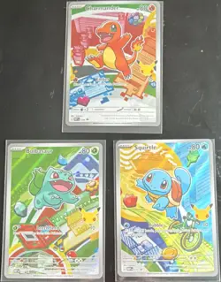 Pokemon TCG MEP Charmander Bulbasaur Squirtle Holo Lot 2026 - 3 Cards - Image 1