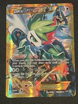 Pokemon TCG 77a/108 Shaymin EX Full Art Holo Lightly Played (almost NM) 2017 - Image 1