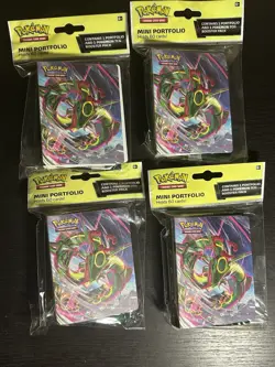 Mini portfolio Pokemon TCG Sword & Shield Evolving Skies Booster Pack x4 - Image 2