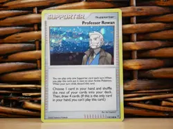 Pokemon PROFESSOR ROWAN 112/130 HOLO | LP Light Play | Diamond & Pearl | 2007 - Image 1