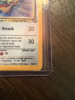 Pokemon TCG WOTC 1st Edition Pidgeot 8/64 Jungle Set 1999 Holo Rare Foil Pokemon - Image 3