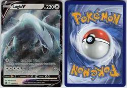 Lugia V 138/195 Holo V Rare Silver Tempest Pokemon Near Mint - Image 2