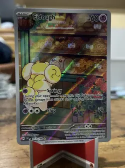 Pokemon TCG Fidough Scarlet & Violet Base Set Illustration Rare 213/198 - NM - Image 1