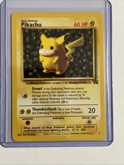 POKEMON PIKACHU BLACK STAR IVY PROMO - Image 2