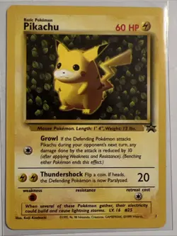 POKEMON PIKACHU BLACK STAR IVY PROMO - Image 3
