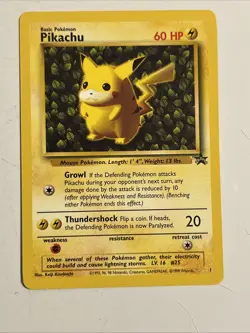 POKEMON PIKACHU BLACK STAR IVY PROMO - Image 4