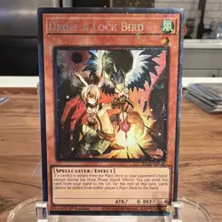 Konami Yu-Gi-Oh! TCG Droll & Lock Bird Effect Spellcaster CR 1st Ed RA02-EN006 - Image 1