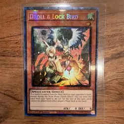 Konami Yu-Gi-Oh! TCG Droll & Lock Bird Effect Spellcaster CR 1st Ed RA02-EN006 - Image 3