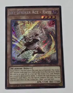 Sky Striker Ace - Raye Alt Art Secret Rare L26D-ENS01 Legendary Modern Decks - Image 1