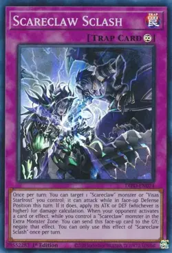 DIFO-EN074 SCARECLAW SCLASH SUPER RARE 1ST EDITION NEAR MINT YuGiOh TCG - Image 1