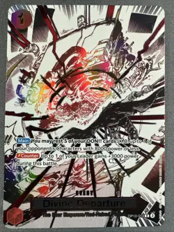 Divine Departure (Parallel) OP10-019 Royal Blood Foil One Piece Event Card NM - Image 1