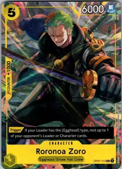 One Piece | One Piece Pr | Roronoa Zoro (Illust Box Vol.3) | UC | OP07-113 | NM - Image 1