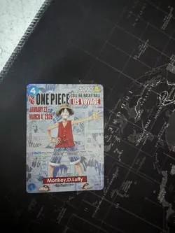 Bandai One Piece CCG Monkey.D.Luffy Promo Holo US Voyage P-055 - Image 3