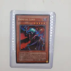 Yugioh Vampire Lord RDS-ENSE4 Limited Edition Ultra Rare Holo Unplayed - Image 1