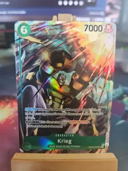 One Piece CCG Krieg SR OP03-025 Pillars of Strength English Edition SR NM - Image 1