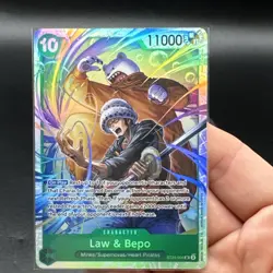 Law & Bepo - ST24-004 - SR Holo - One Piece Card Game N/M - Image 2