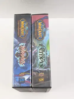 World of Warcraft TCG Naxxramas & Black Temple Raid Decks Lot - Image 2