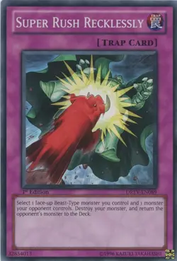 DREV-EN089 Super Rush Recklessly Super Rare 1st Edition Near Mint YuGiOh TCG - Image 1