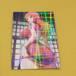 ONE PIECE Nami Anime Goddess Custom Waifu Custom Beauty Holo Card - Image 1