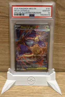 🏆 Pokemon Card - Mega Latias EX Sir 181/132 Mega Evolutions - PSA 10 - Image 1