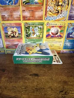 Pokemon Card Start Deck Generations Pikachu ex & Snorlax ex Japanese TCG Sealed - Image 2