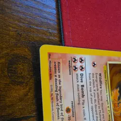 Pokemon Moltres 12/62 Fossil Holo Rare 70 HP Basic English Card - Image 5