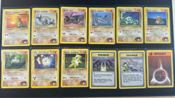 Pokemon Gym Heroes/ Challenge Brock Lot 12 Cards English ~MP/HP - Image 1