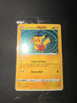 Special Delivery Pikachu SWSH074 SWSH: Sword & Shield Promo Cards Holo - Image 1