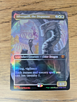 Silverquill, the Disputant Borderless Foil Secrets of Strixhaven MTG NM - Image 1