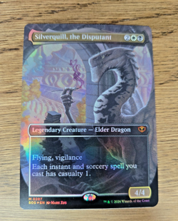 Silverquill, the Disputant Borderless Foil Secrets of Strixhaven MTG NM - Image 2