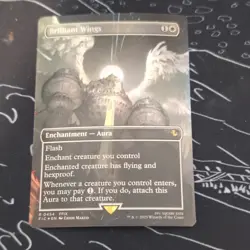 Wizards of the Coast Brilliant Wings Enchantment Aura Rare #0454 Universes Beyo… - Image 1