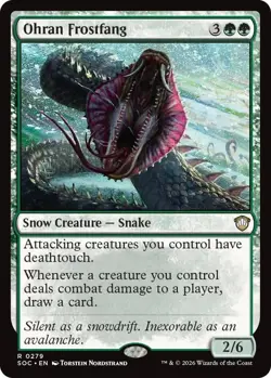 Ohran Frostfang Commander: Secrets of Strixhaven (0279) (R) NM - Image 1