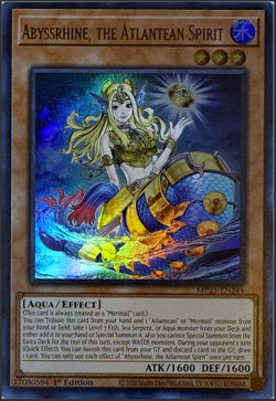 Yugioh - Abyssrhine, the Atlantean Spirit - MP25-EN244 - Ultra Rare - NM/M - Image 1