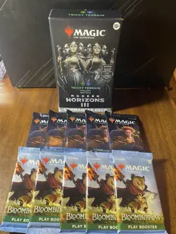 MTG Modern Horizons 3 Tricky Terrain Precon Includes Additional 10 Booster Packs - Image 1