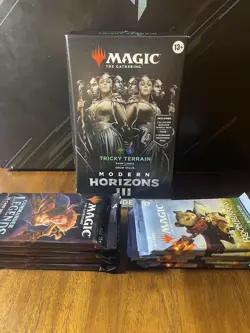 MTG Modern Horizons 3 Tricky Terrain Precon Includes Additional 10 Booster Packs - Image 2