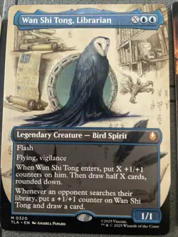 WAN SHI TONG, LIBRARIAN BORDERLESS Avatar: The Last Airbender TLA Magic MTG MINT - Image 1