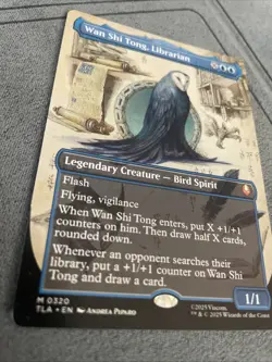 WAN SHI TONG, LIBRARIAN BORDERLESS Avatar: The Last Airbender TLA Magic MTG MINT - Image 3