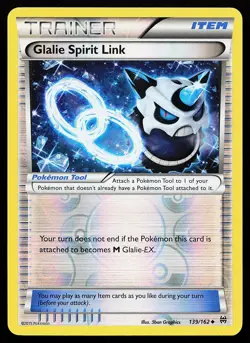 Glalie Spirit Link 139/162 Reverse Holo Uncommon BREAKthrough Pokemon Card - Image 1