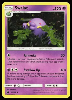 Swalot 58/168 Uncommon Celestial Storm Yuka Morii Pokemon Card - Image 1