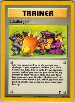 Challenge! 106/110 Non Holo Legendary Collection - Pokemon Card - NM - Image 1