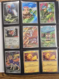 Pokemon TCG Binder Collection Card Lot Nice IRs, Bunch of Pokemon Go Stuff Etc - Image 1