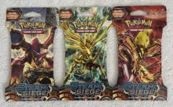 Pokemon TCG XY—Steam Siege 3 Booster Packs (10 Cards Each, 2016) - Image 1
