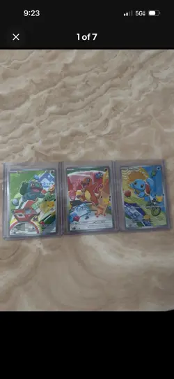Pokemon TCG First Partner Illustration Collection Series 1 Kanto GEN 1 Set - Image 1