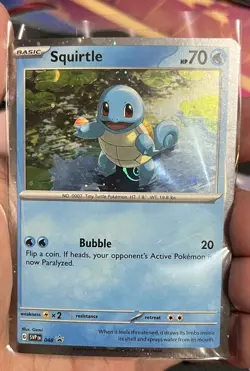 Pokemon 151 Promo Squirtle SVP 048 With Swirl 🌀- He’s 💩🌀Into Water!! - Image 1