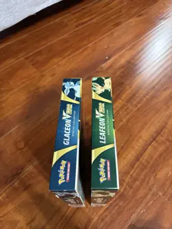 Pokemon TCG Glaceon And Leafeon Vstar Special Collection Boxes Box Set Of 2 - Image 2