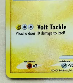 2009 Pokemon Rumble Pikachu 7/16 Holo Very Rare Hard To Find! LP Condition - Image 5