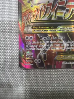 Pokemon TCG XY Breakthrough 160/162 Mega Mewtwo EX Full Art Holo Rare Card *NM* - Image 4