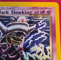 Pokemon Dark Slowking 20/105 Neo Destiny Rare 60 HP Stage 1 English Unlimited - Image 4