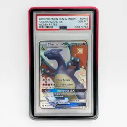 Pokemon Charizard GX Hidden Fates Full Art #SV49 PSA 10 Gem Mint - Image 1