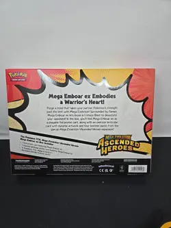 Pokemon Mega Emboar ex Box Mega Evolution Ascended Heroes Box - Image 5